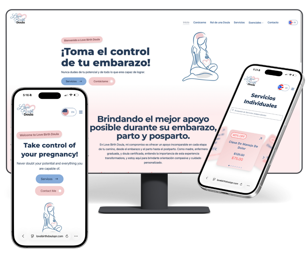 Love Birth Doula Website